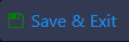 The save button in the Arma 3 server.cfg text editor after setting the server password