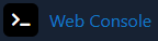 Web Console showing the join code in server startup output